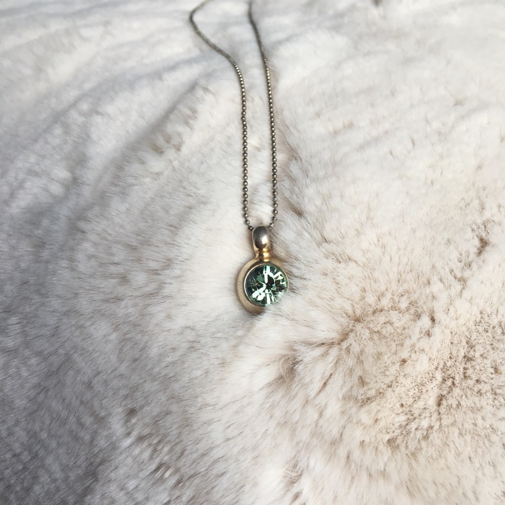 Lionette by Noa Sade Green Crystal Necklace